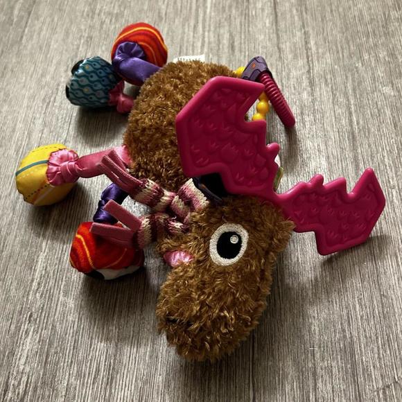 Lamaze Baby Muffin the Moose Plush Sensory Activity Toy - Picture 3 of 3